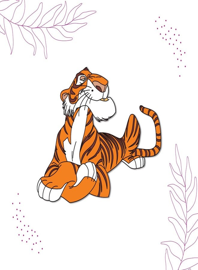 Bhai Please Sher Khan Wooden Fridge Magnet (Pack of 1) Fun Comic Character Gift and Decoration - Image 3